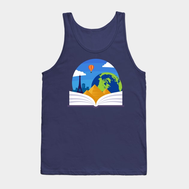 Geography Emblem Tank Top by yulia-rb